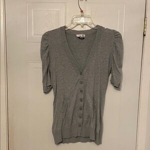 Anchor Blue Heather Gray Knit Sweater
